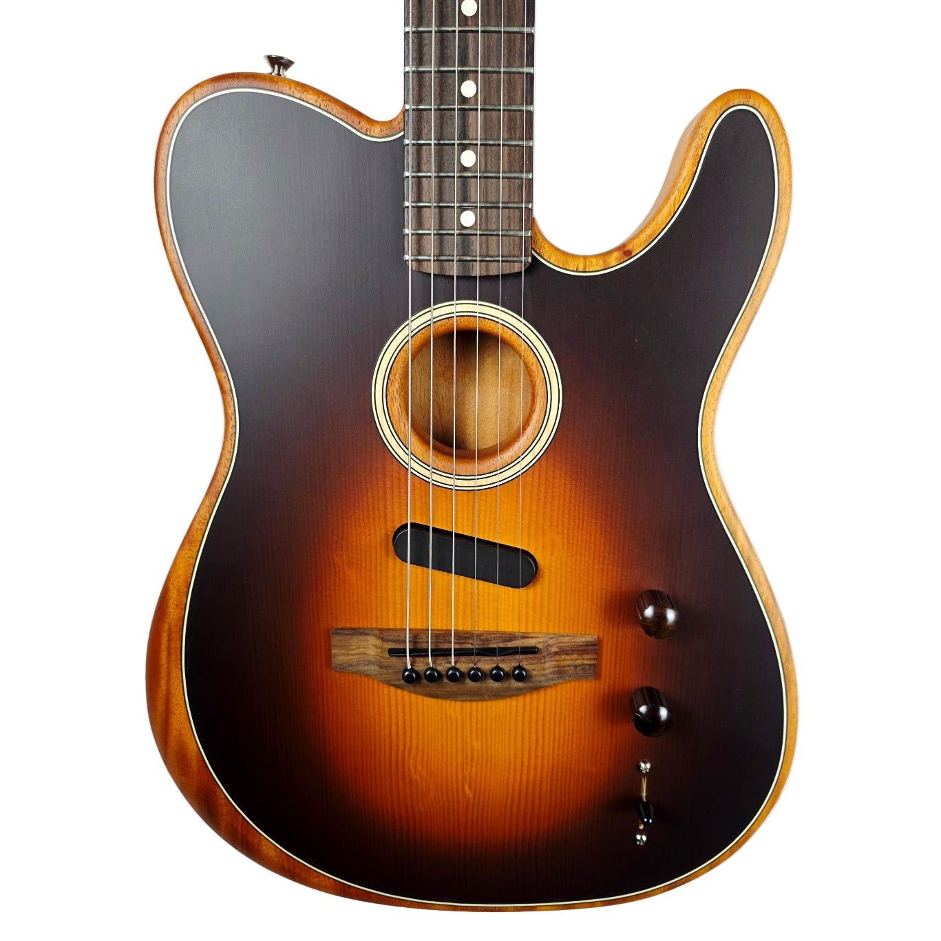 FENDER ACOUSTASONIC PLAYER TELECASTER SHADOW BURST ELECTRIC GUITAR