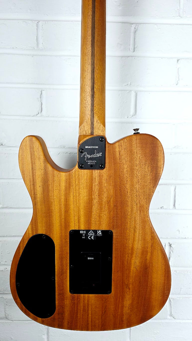 FENDER ACOUSTASONIC PLAYER TELECASTER SHADOW BURST ELECTRIC GUITAR
