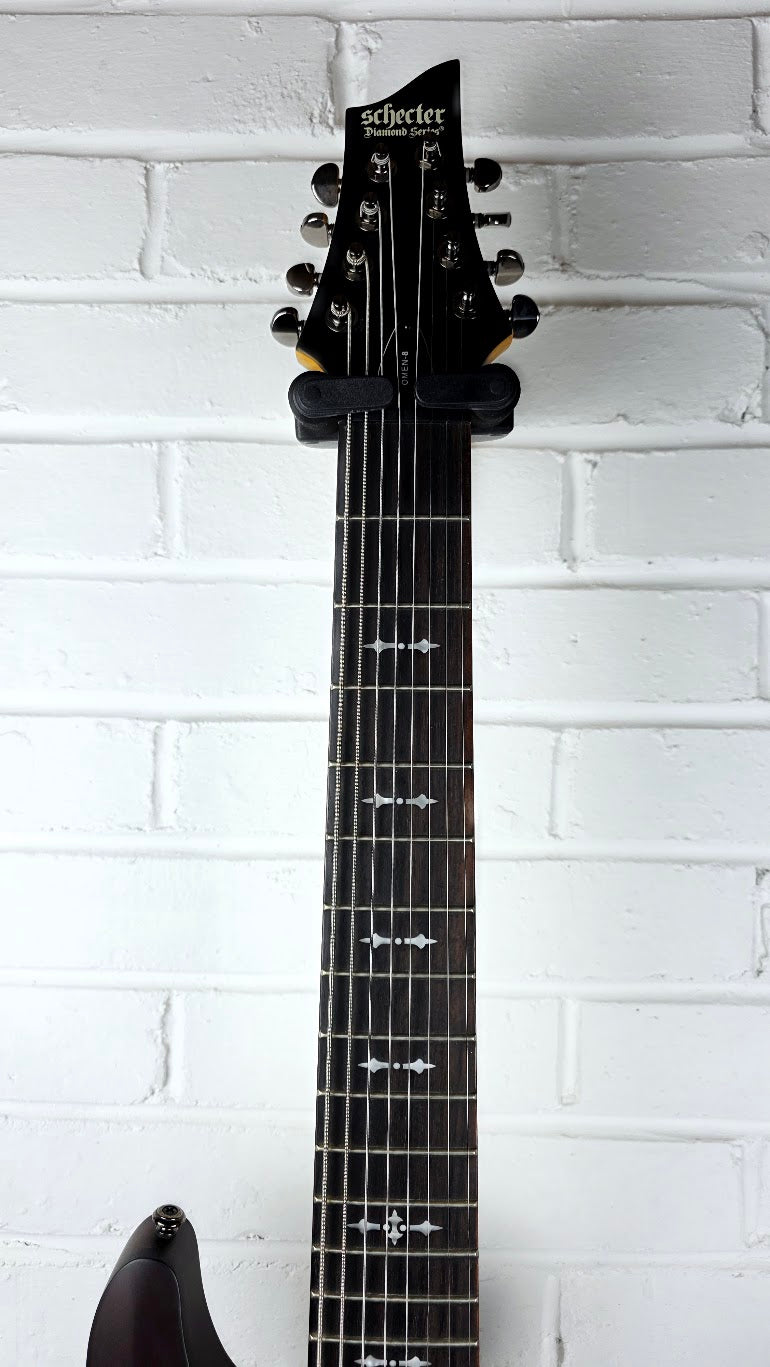 SCHECTER OMEN 8 DIAMOND SERIES 8 STRING ELECTRIC GUITAR WALNUT SATIN