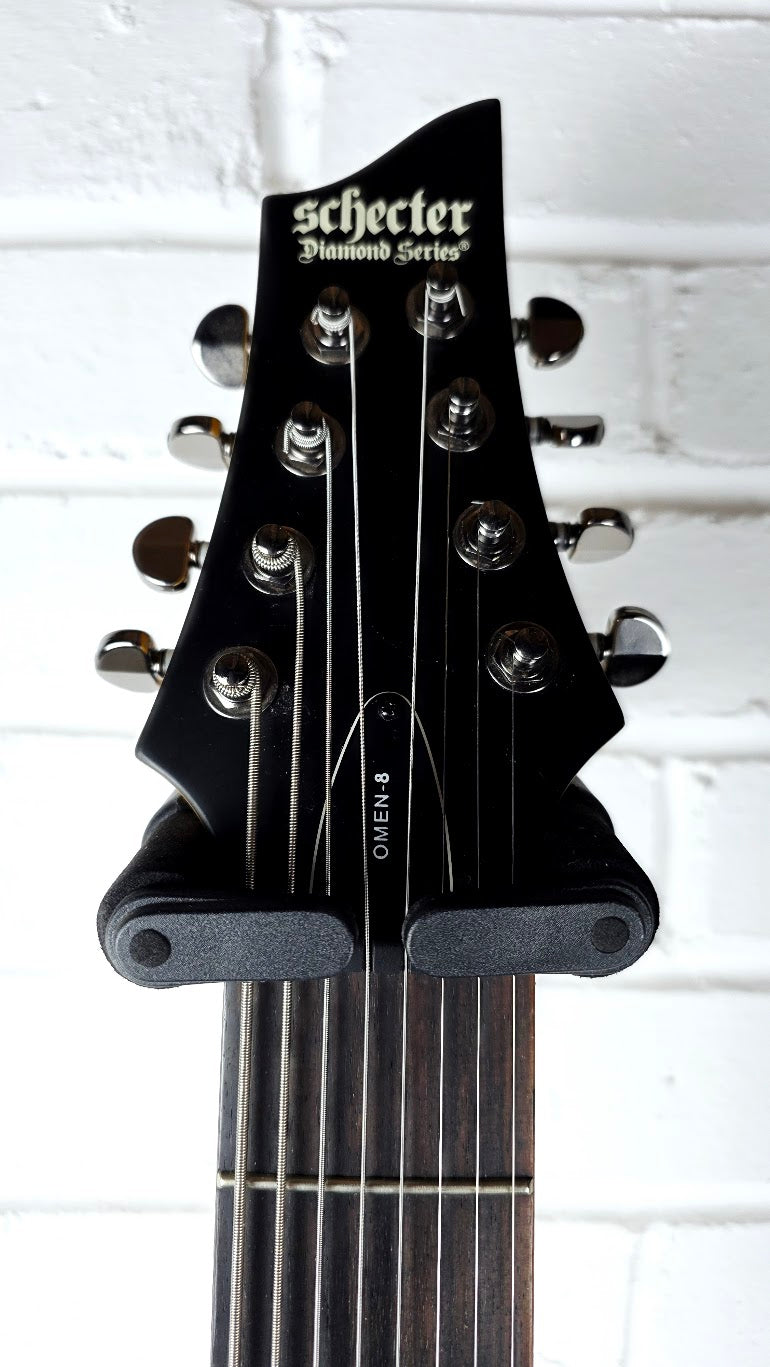 SCHECTER OMEN 8 DIAMOND SERIES 8 STRING ELECTRIC GUITAR WALNUT SATIN