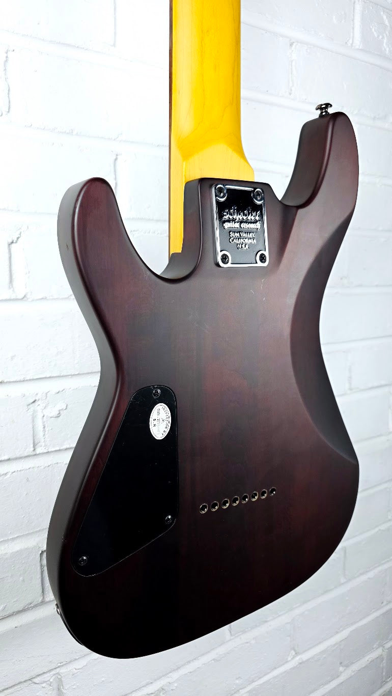 SCHECTER OMEN 8 DIAMOND SERIES 8 STRING ELECTRIC GUITAR WALNUT