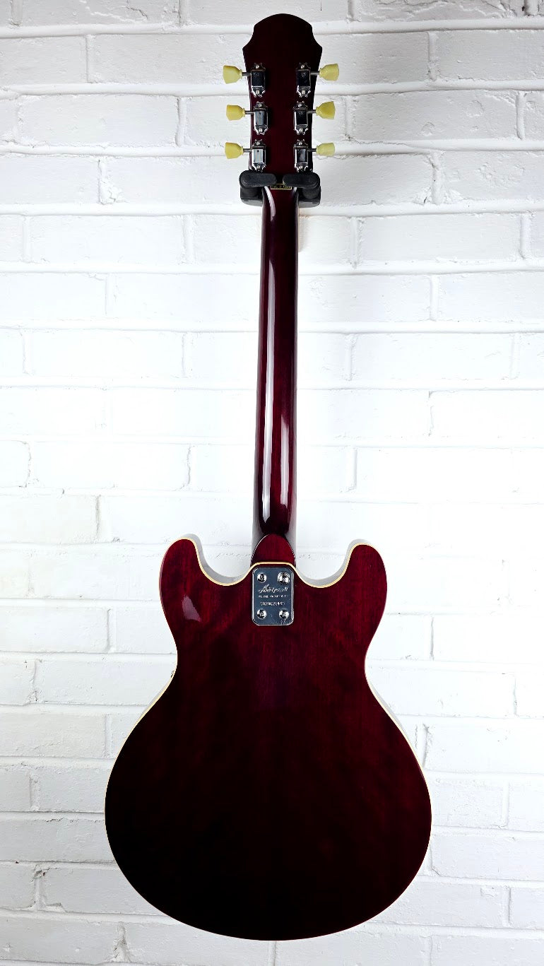 ARIA PRO II TA-40 SEMI HOLLOW ELECTRIC GUITAR WINE RED KOREAN