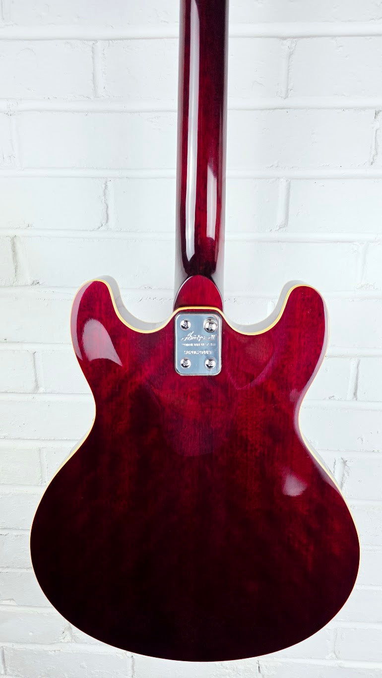 ARIA PRO II TA-40 SEMI HOLLOW ELECTRIC GUITAR WINE RED KOREAN