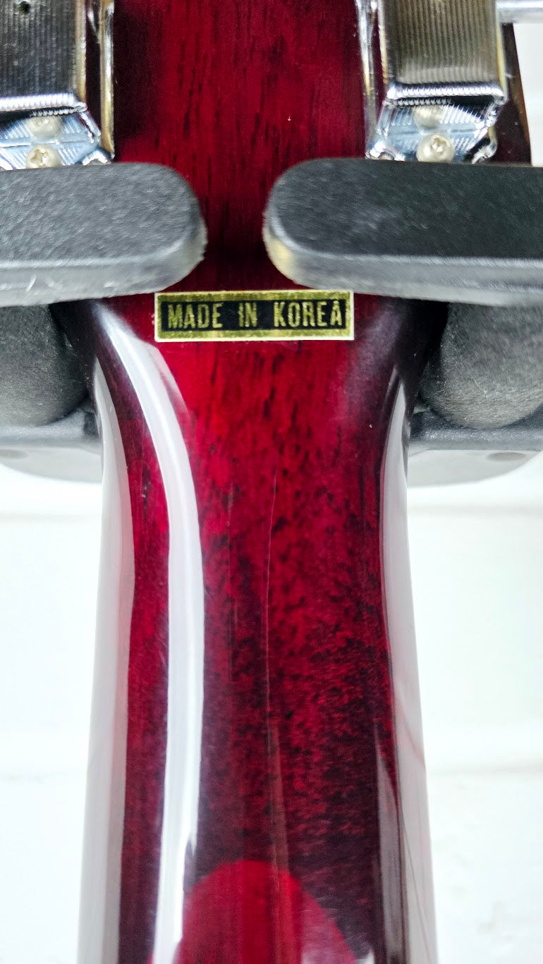ARIA PRO II TA-40 SEMI HOLLOW ELECTRIC GUITAR WINE RED KOREAN