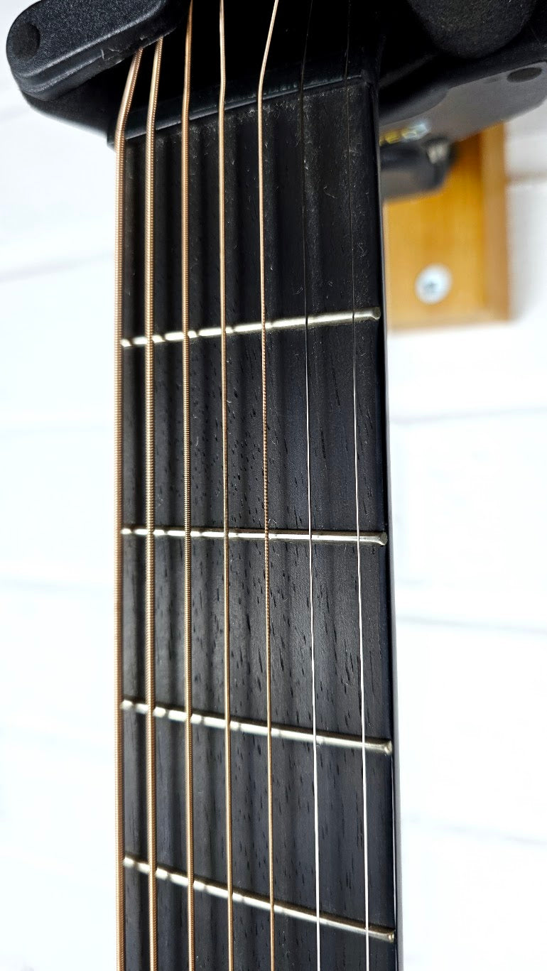 IBANEZ AEG271-BOT 7 STRING ELECTRO ACOUSTIC GUITAR MATTE BLACK