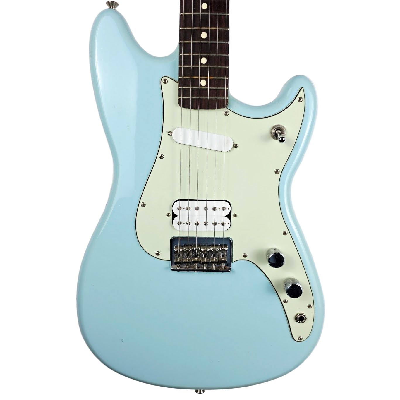 FENDER DUO SONIC HS PF ELECTRIC GUITAR DAPHNE BLUE MIM