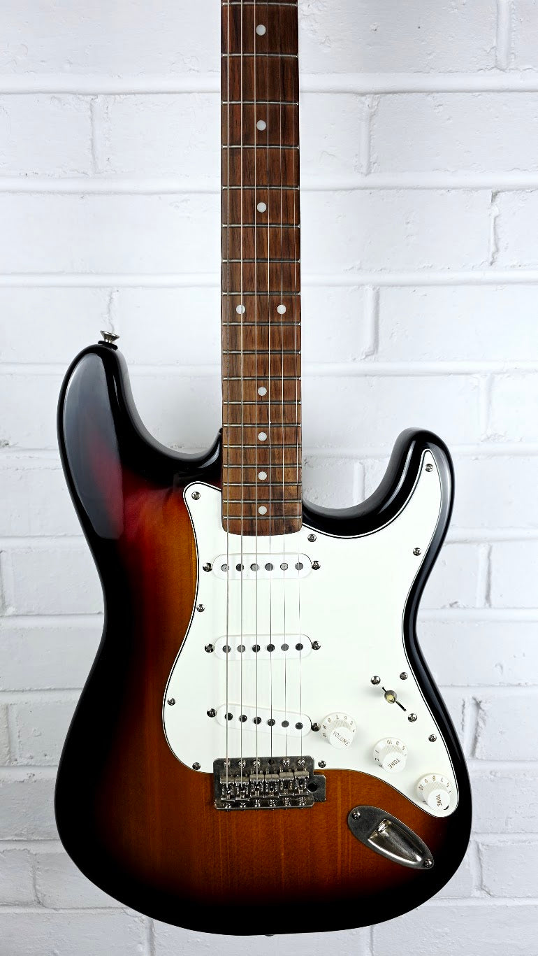 VINTAGE THOMAS BLUG SIGNATURE SERIES ELECTRIC GUITAR HYBRID SUNBURST