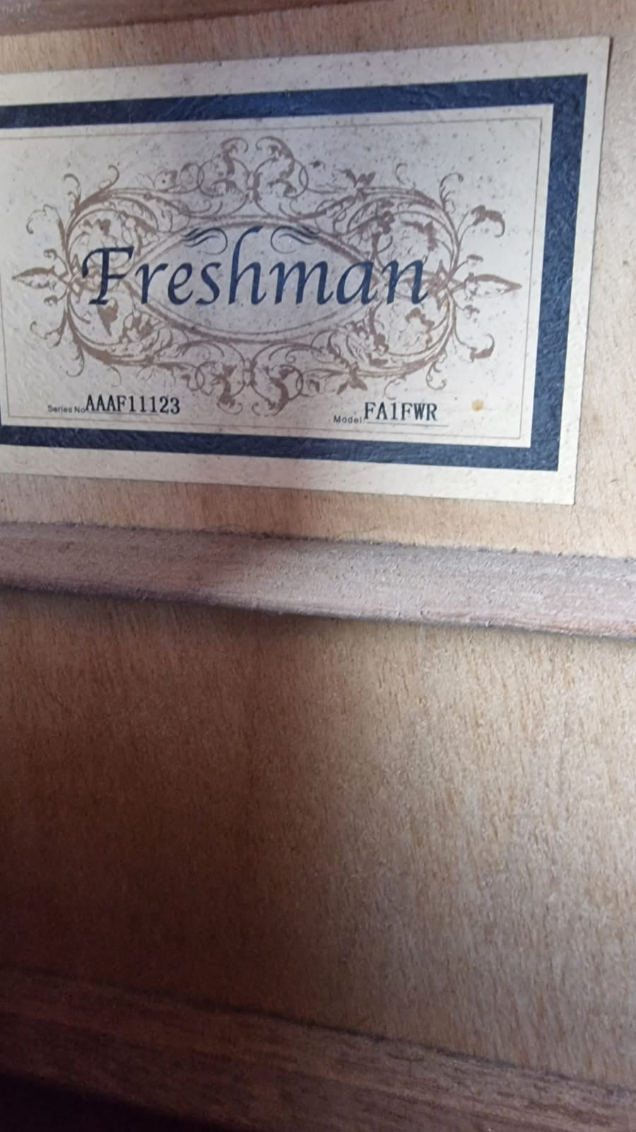 FRESHMAN FA1FWR WINE RED ACOUSTIC GUITAR