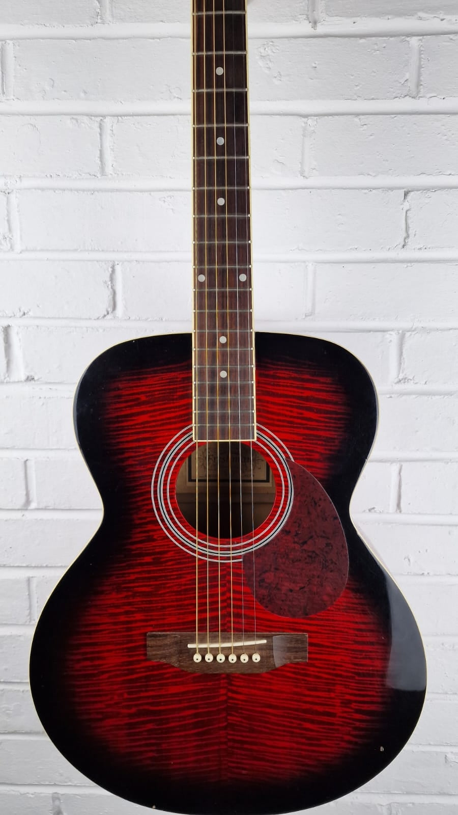 FRESHMAN FA1FWR WINE RED ACOUSTIC GUITAR