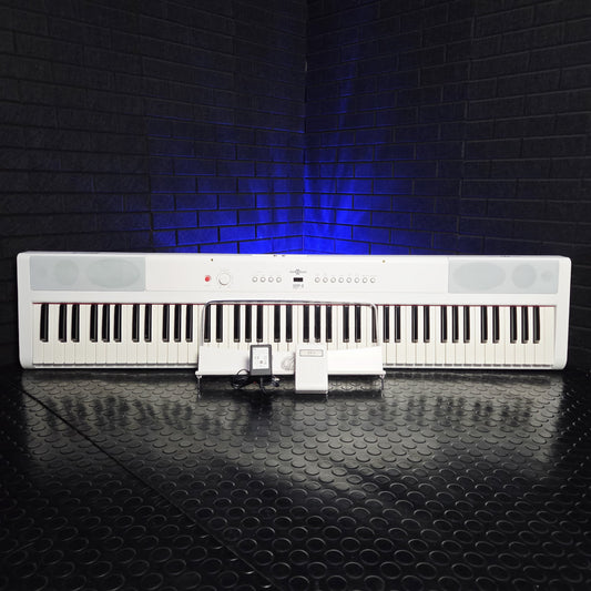 GEAR4MUSIC SDP-2 STAGE PIANO WHITE 88 KEY TOUCH SENSTIVE