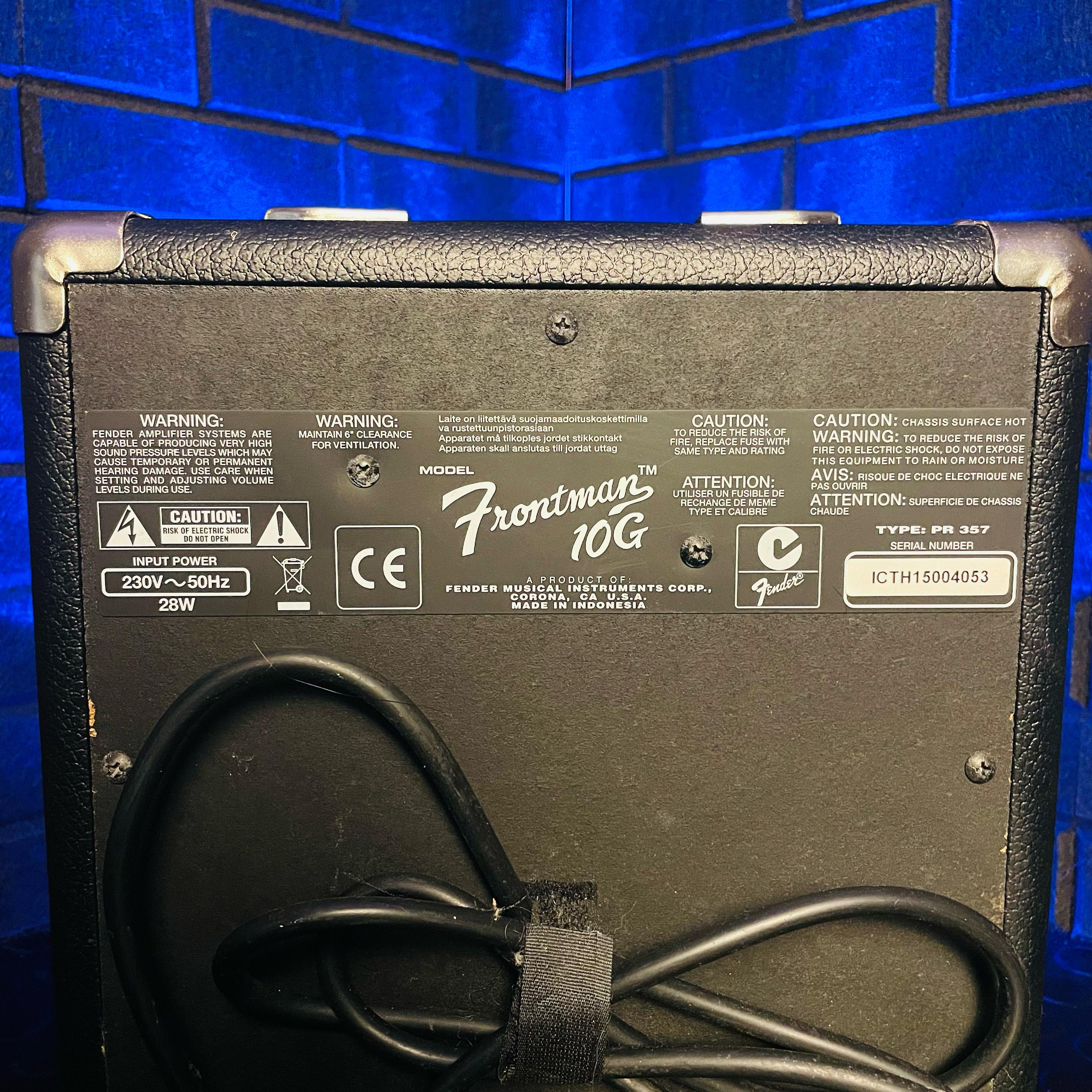 FENDER FRONTMAN 10G 10 WATT GUITAR AMP AMPLIFIER
