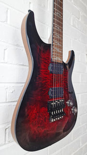 SCHECTER OMEN ELITE 6 BLACK CHERRY BURST ELECTRIC GUITAR