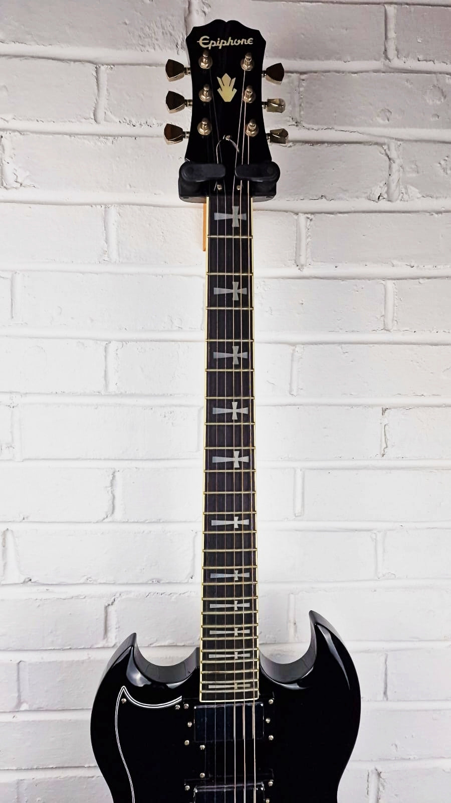 EPIPHONE BLACK LTD EDITION TONY IOMMI SIGNATURE SG LEFT HANDED ELECTRIC GUITAR