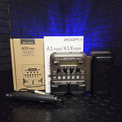 ZOOM A1X FOUR MULTI EFFECTS PROCESSOR WITH EXPRESSION PEDAL