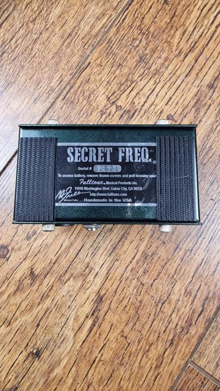 FULLTONE SECRET FREQ OVERDRIVE GUITAR PEDAL