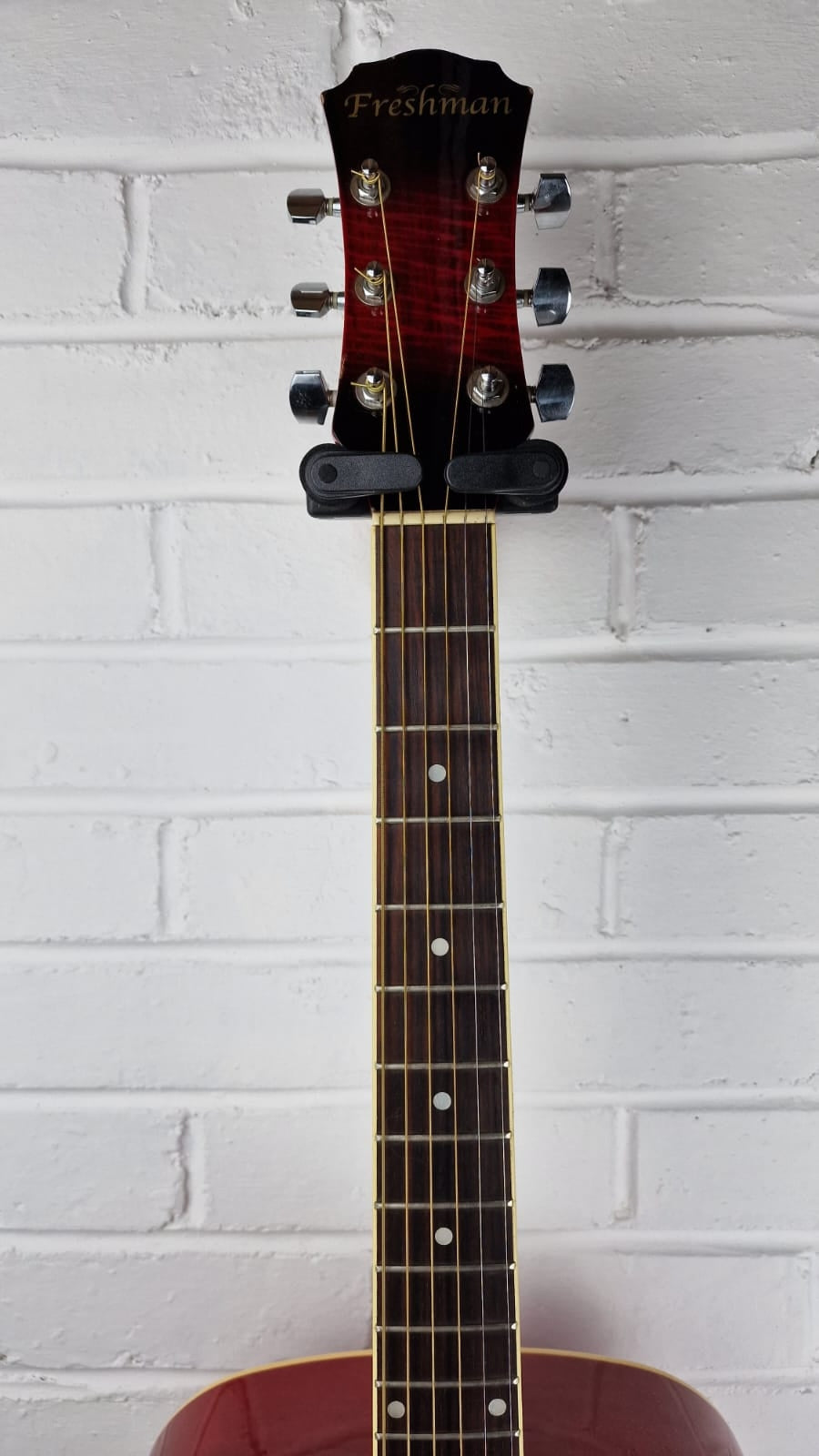 FRESHMAN FA1FWR WINE RED ACOUSTIC GUITAR