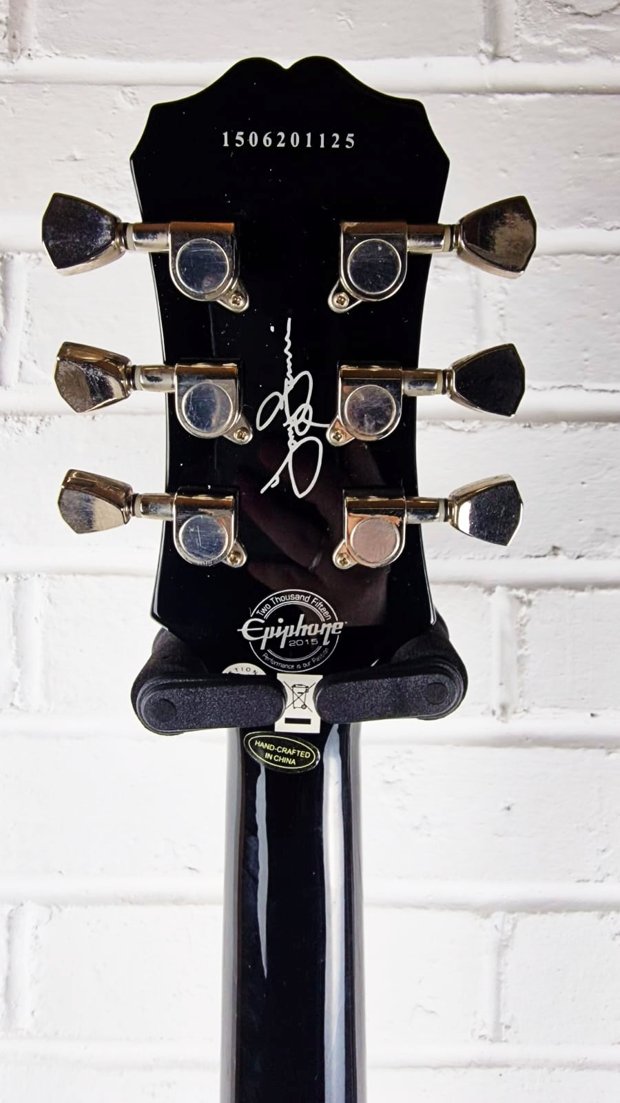 EPIPHONE BLACK LTD EDITION TONY IOMMI SIGNATURE SG LEFT HANDED ELECTRIC GUITAR