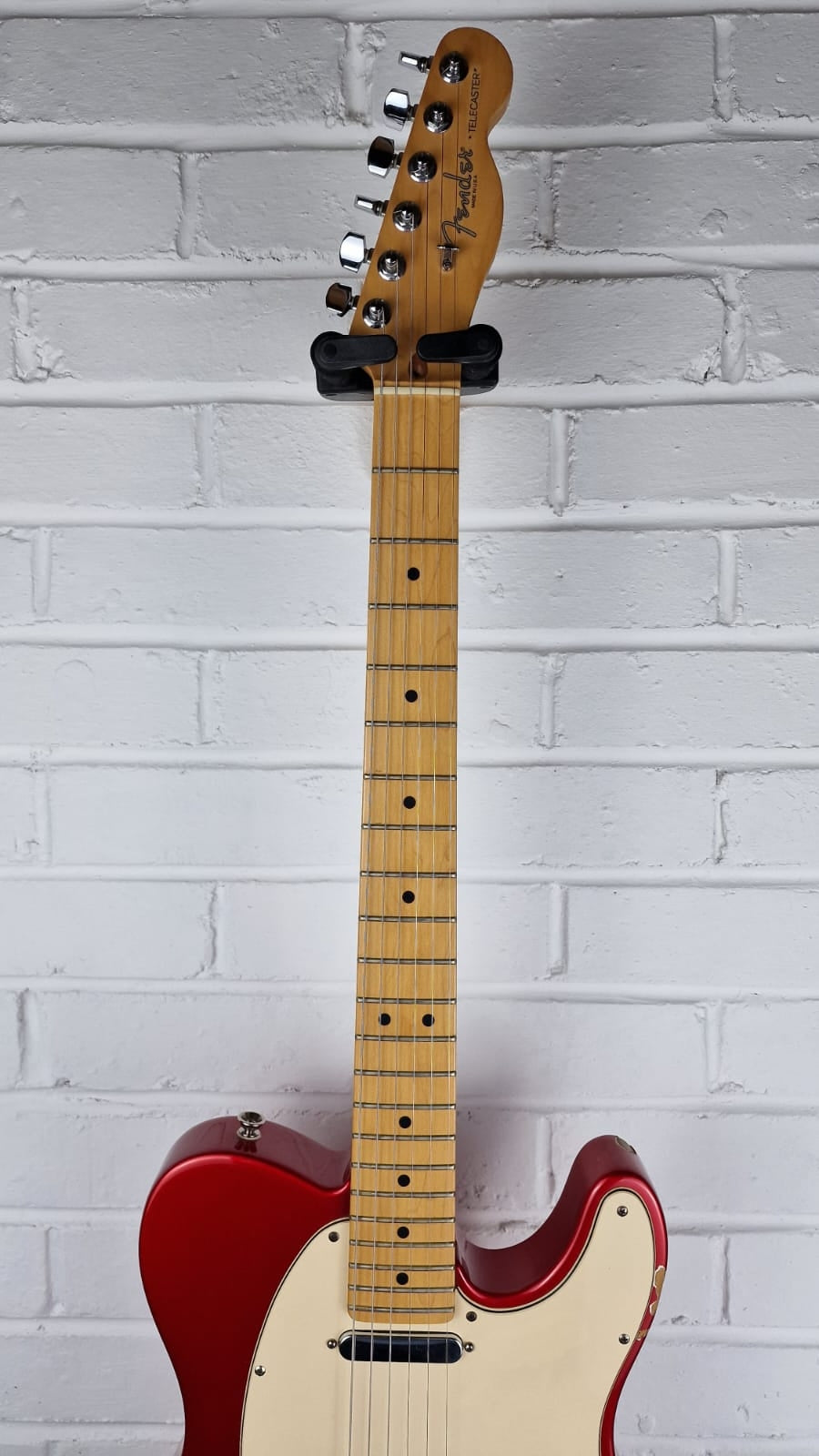 FENDER USA AMERICAN TELECASTER 2004 CHROME RED ELECTRIC GUITAR