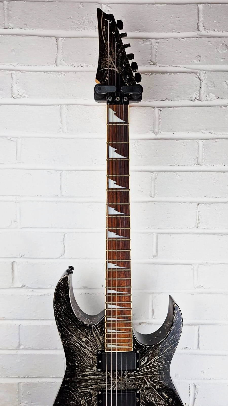 IBANEZ RGR420EX RG SERIES SILVER ARCTIC FROST ELECTRIC GUITAR