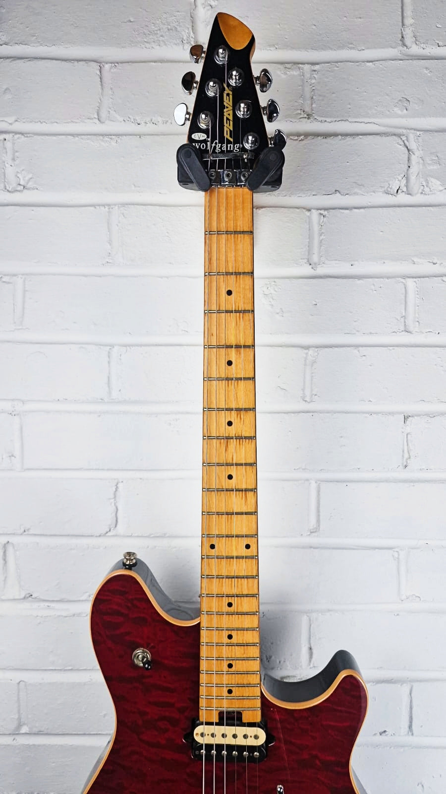 PEAVEY EVH WOLFGANG SPECIAL TRANSPARENT RED ELECTRIC GUITAR