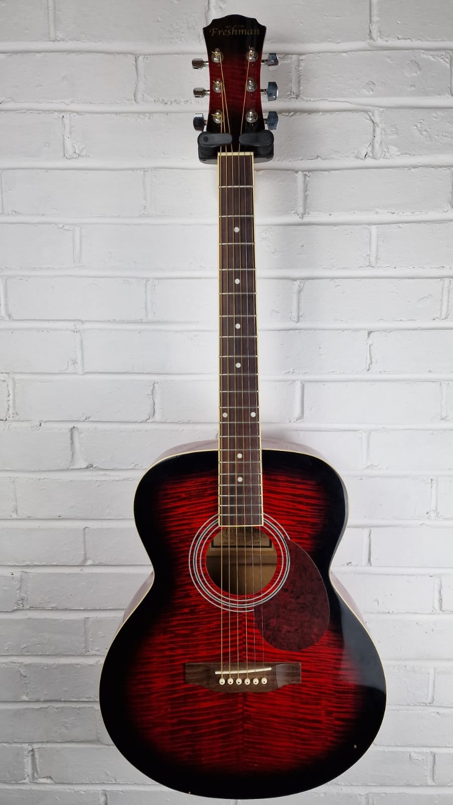 FRESHMAN FA1FWR WINE RED ACOUSTIC GUITAR