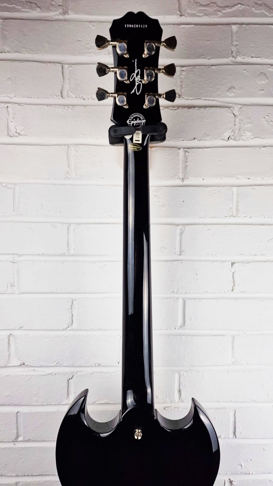 EPIPHONE BLACK LTD EDITION TONY IOMMI SIGNATURE SG LEFT HANDED ELECTRIC GUITAR