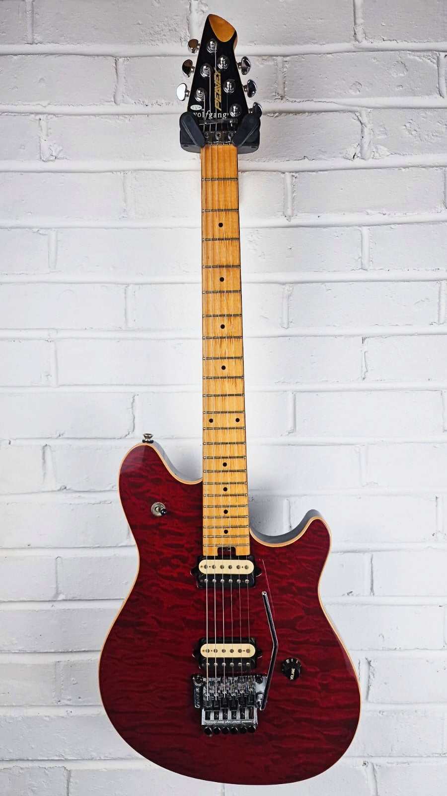 PEAVEY EVH WOLFGANG SPECIAL TRANSPARENT RED ELECTRIC GUITAR – Gearupmusic