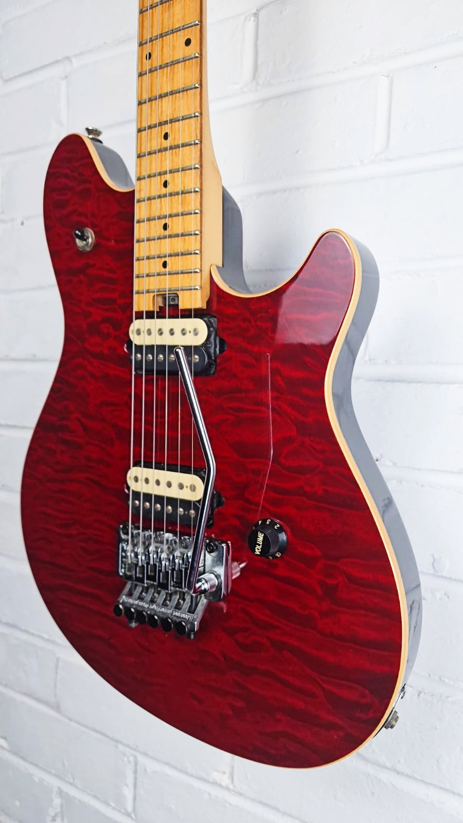 PEAVEY EVH WOLFGANG SPECIAL TRANSPARENT RED ELECTRIC GUITAR