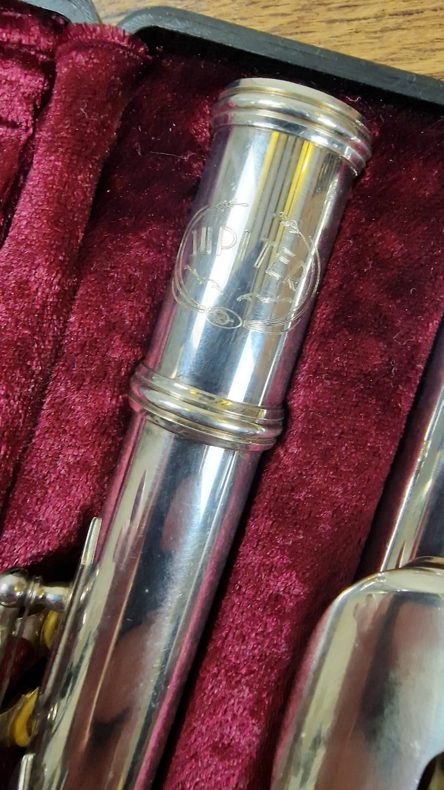 JUPITER JFL-511E-II SILVER PLATED FLUTE WITH CASE