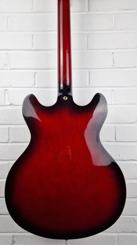 SHINE 335 CHERRY SUNBURST ELECTRIC GUITAR