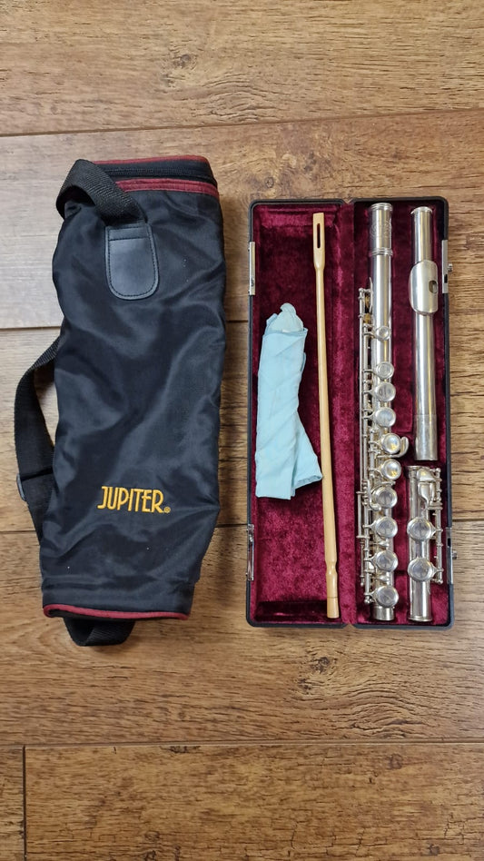 JUPITER JFL-511E-II SILVER PLATED FLUTE WITH CASE