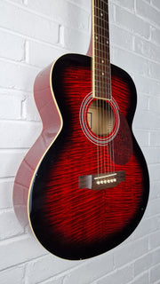 FRESHMAN FA1FWR WINE RED ACOUSTIC GUITAR