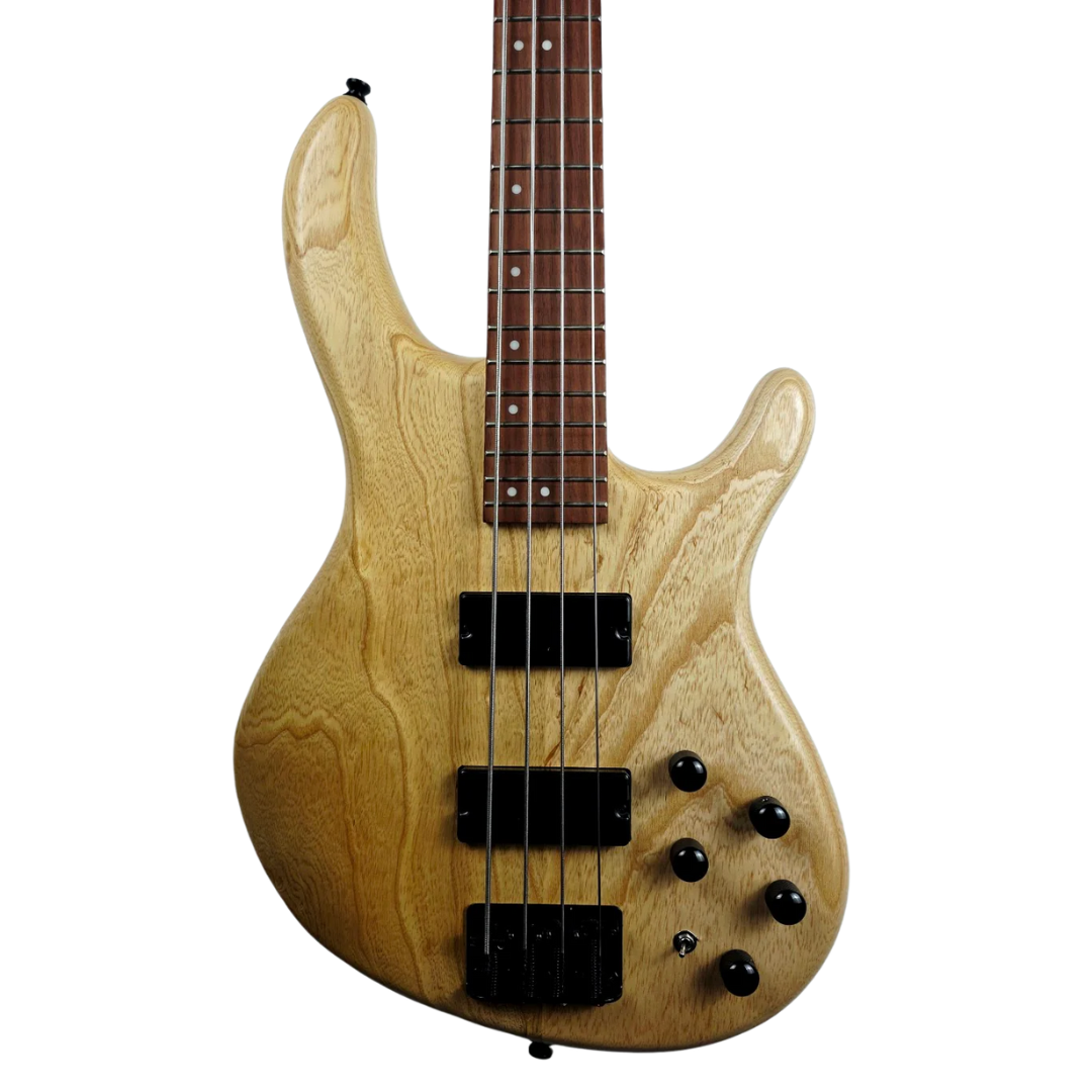 CORT ACTION DLX AS 4 STRING ACTIVE OPEN PORE NATURAL BASS GUITAR