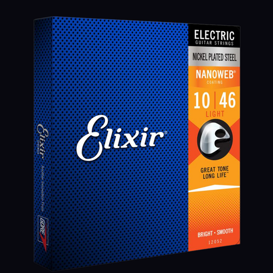 ELIXIR NANOWEB NICKEL WOUND ELECTRIC GUITAR STRINGS 10-46 (12052)
