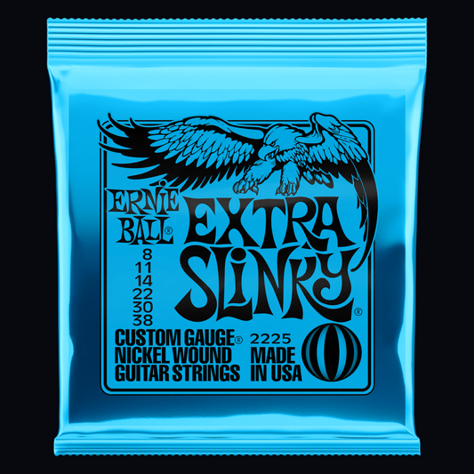 ERNIE BALL EXTRA SLINKY ELECTRIC GUITAR STRINGS (8-38)