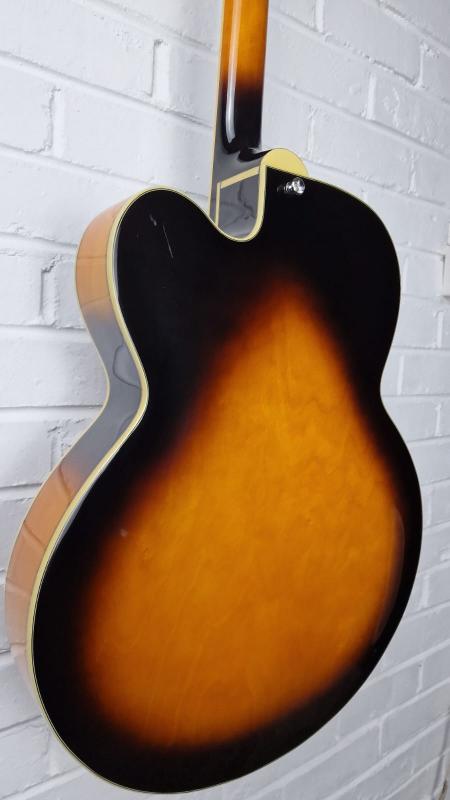 PEAVEY ROCKINGHAM HOLLOW BODY SUNBURST ELECTRIC GUITAR