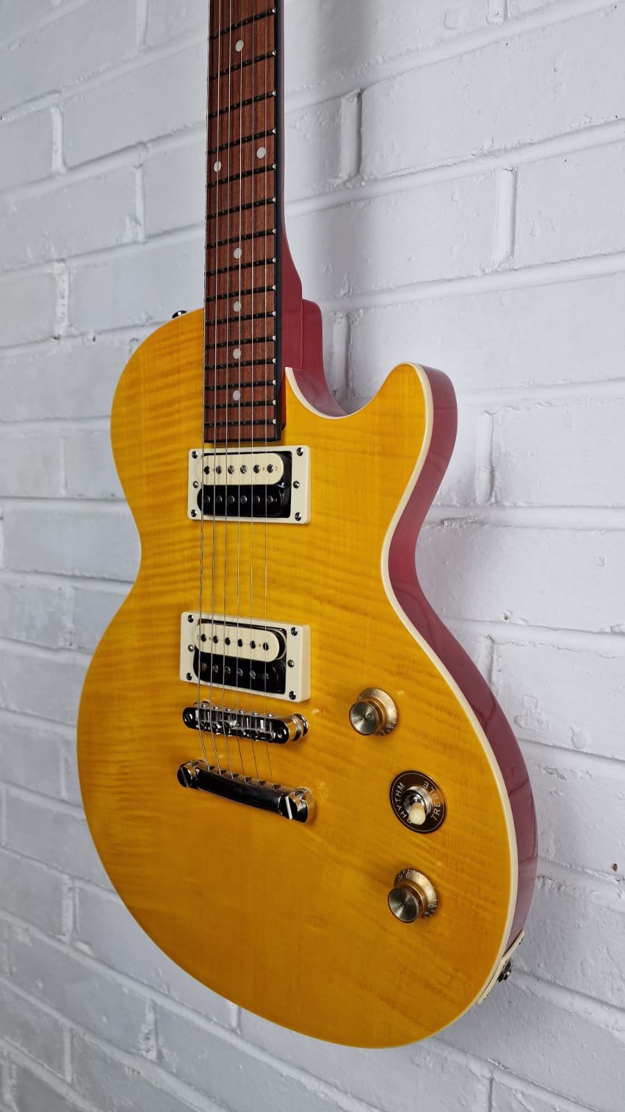 SLASH AFD LES PAUL SPECIAL II APPETITE AMBER ELECTRIC GUITAR WITH UPGRADES