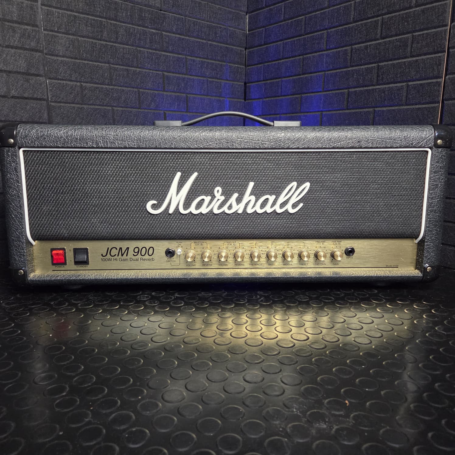 MARSHALL JCM900 100W HI GAIN DUAL REVERB VALVE HEAD AMP