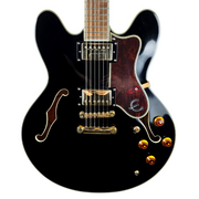 EPIPHONE SHERATON II EB EBONY SEMI HOLLOW ELECTRIC GUITAR