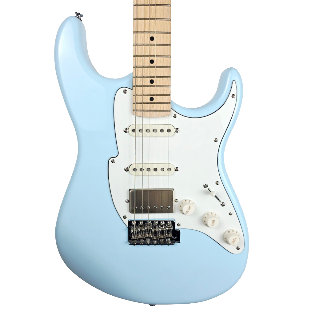 FRET KING CORONA LAGUNA BLUE ELECTRIC GUITAR + CASE
