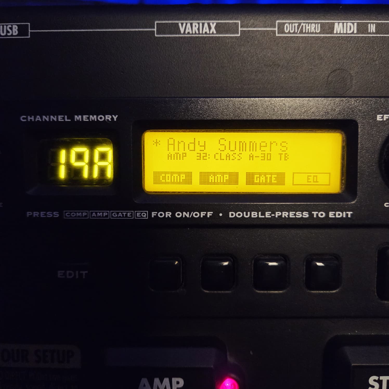 LINE 6 POD XT LIVE MULTI EFFECTS AMP MODELLER