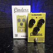 TC ELECTRONIC CINDERS OVERDRIVE GUITAR EFFECTS PEDAL