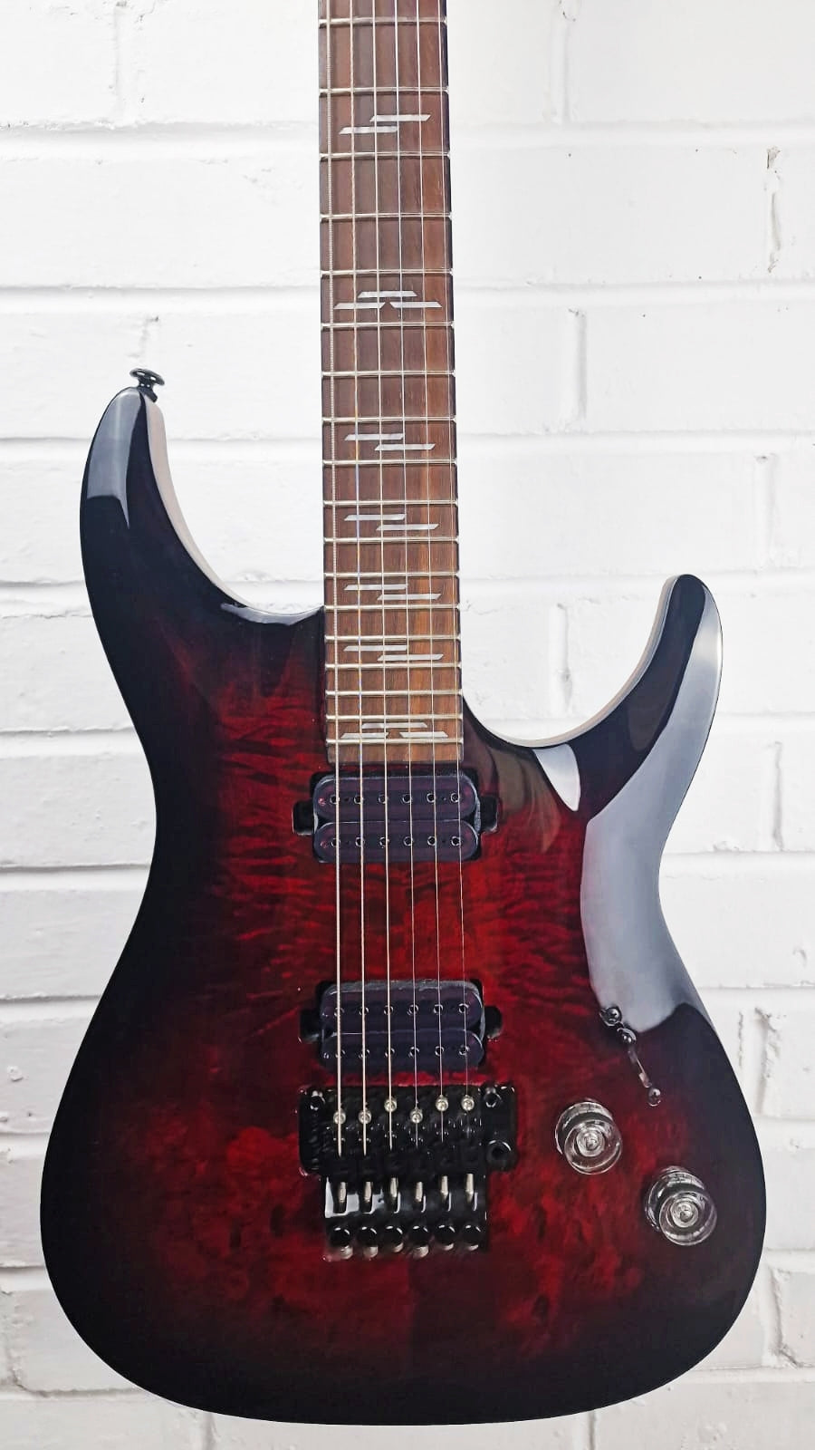 SCHECTER OMEN ELITE 6 BLACK CHERRY BURST ELECTRIC GUITAR
