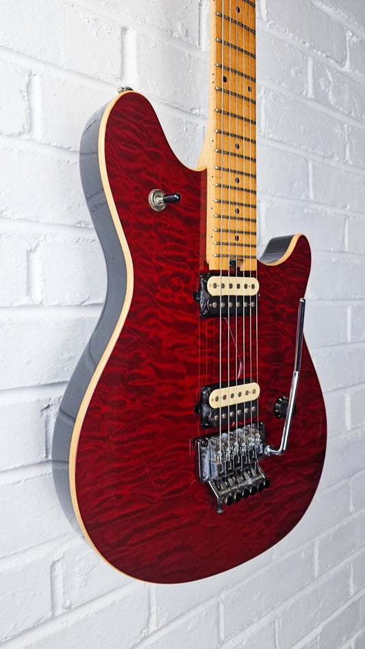 PEAVEY EVH WOLFGANG SPECIAL TRANSPARENT RED ELECTRIC GUITAR