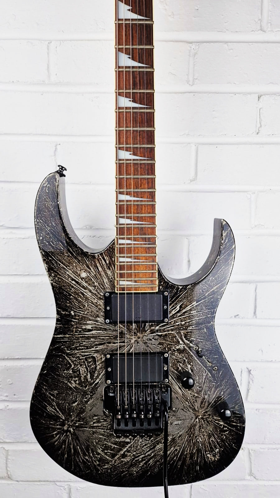 IBANEZ RGR420EX RG SERIES SILVER ARCTIC FROST ELECTRIC GUITAR