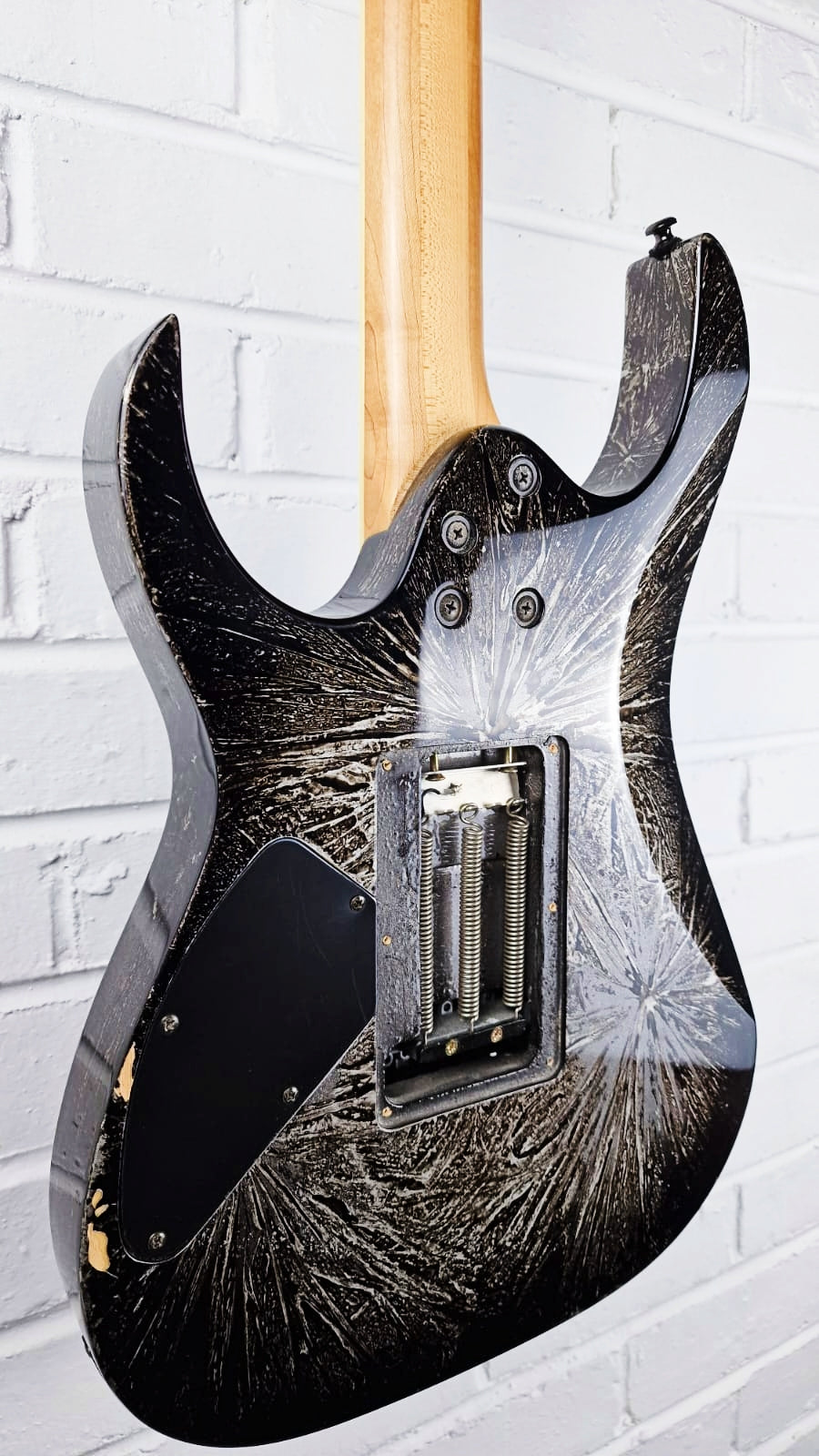 IBANEZ RGR420EX RG SERIES SILVER ARCTIC FROST ELECTRIC GUITAR