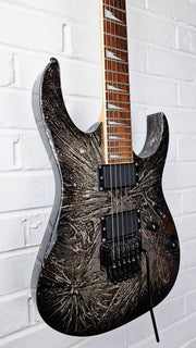 IBANEZ RGR420EX RG SERIES SILVER ARCTIC FROST ELECTRIC GUITAR