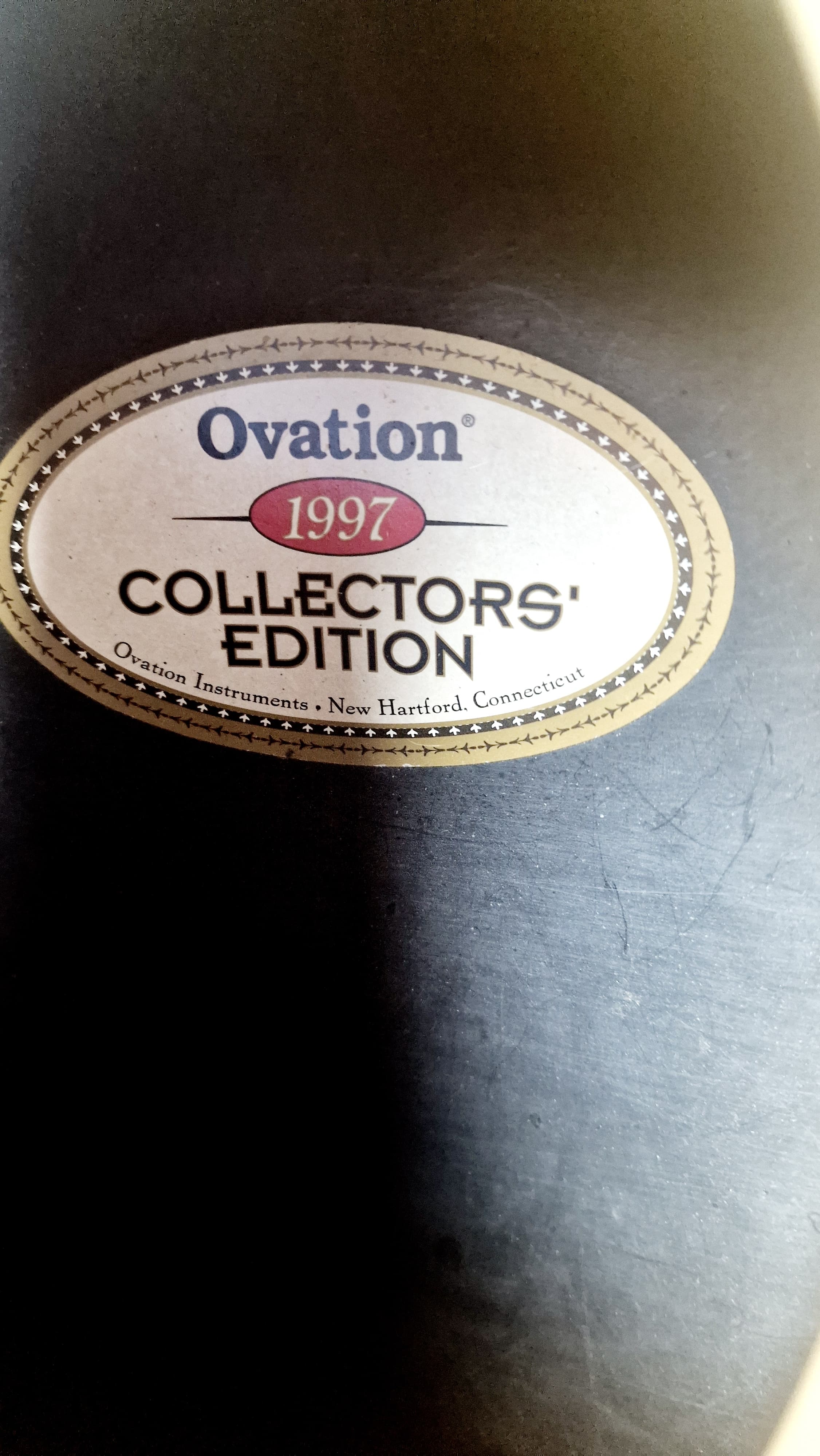 OVATION 1997 COLLECTORS EDITION ELECTRO ACOUSTIC BOWL BACK GUITAR
