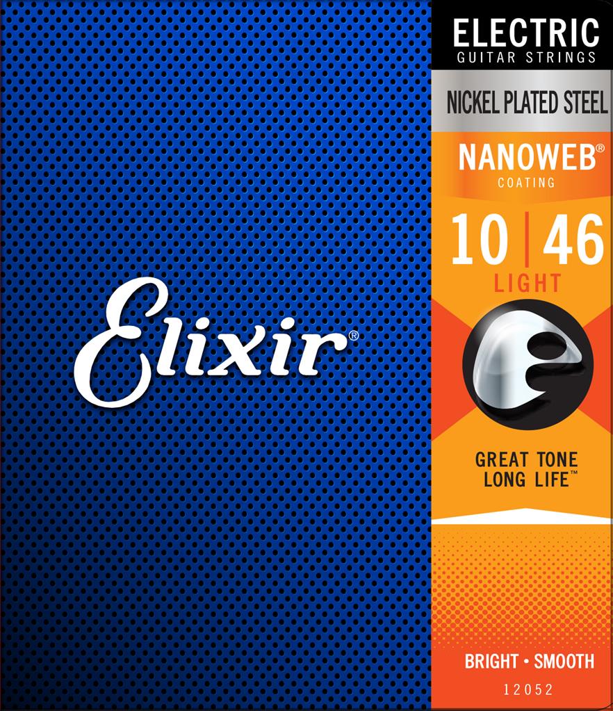 ELIXIR NANOWEB NICKEL WOUND ELECTRIC GUITAR STRINGS 10-46 (12052)