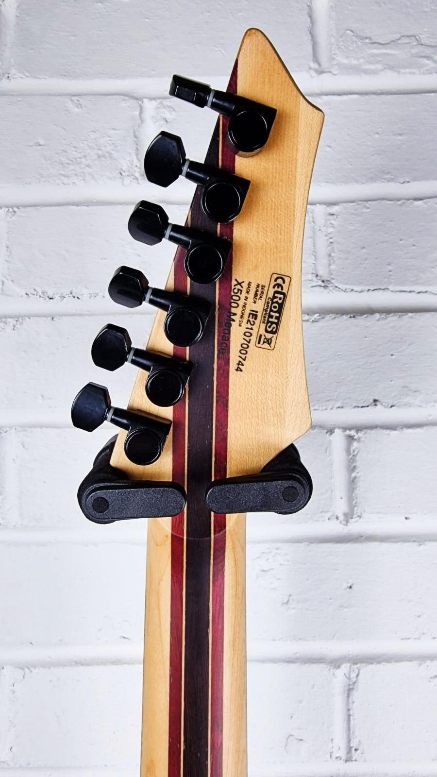 CORT X500 MENACE BLACK SATIN ELECTRIC GUITAR